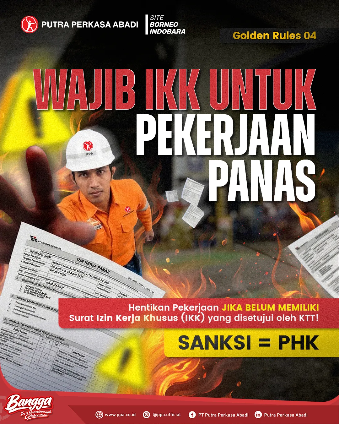 Wajib IKK untuk Pekerjaan Panas